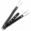Kink – Bâton à crochet en métal 11,5 cm avec sangle en cuir réglable 39-58 cm x 2 cm – vue 2 – BDSM & fétichisme