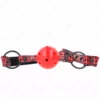 Kink – Boule motif diamant 4,5 cm gag modèle 1 64,5 cm réglable 42-60 cm – BDSM & fétichisme