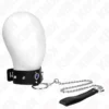 Kink – Collier 65 cm avec bracelet avec diamants bleu ajustable 36-43 cm x 5 cm – BDSM & fétichisme