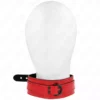 Kink – Collier ajustable rouge vin 37,5-49,5 cm x 5 cm – BDSM & fétichisme
