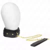Kink – Collier avec bracelet imitation cuir éponge modèle 1 réglable 37-54 cm x 3 cm – BDSM & fétichisme