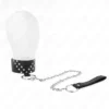 Kink – Collier avec ceinture 65 cm avec rivet v réglable 36-43 cm x 5 cm – BDSM & fétichisme