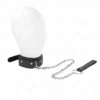 Kink – Collier avec laisse 65 cm 1 anneau réglable 38-49 cm x 5 cm – BDSM & fétichisme