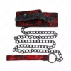 Kink – Collier dentelle avec ceinture avec ceinture en cuir vrai 105 cm / 44 x 5,5 cm – vue 2 Kink – Collier dentelle avec ceinture avec ceinture en cuir vrai 105 cm / 44 x 5,5 cm – vue 2 – BDSM & fétichisme