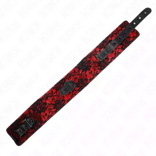 Kink – Collier dentelle avec ceinture avec ceinture en cuir vrai 105 cm / 44 x 5,5 cm – vue 6 Kink – Collier dentelle avec ceinture avec ceinture en cuir vrai 105 cm / 44 x 5,5 cm – vue 6 – BDSM & fétichisme