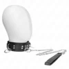 Kink – Collier esclavage 3 anneaux avec sangle 80 cm 53 x 5 cm – BDSM & fétichisme