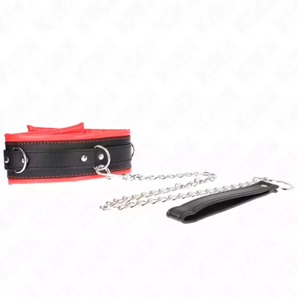 Kink – Collier lourd avec ceinture 65 cm modèle 3 réglable 36,5-50 cm – vue 3 – BDSM & fétichisme