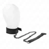 Kink – Collier modèle basic avec laisse 77 cm modèle 5 ajustable 34-54 cm x 5 cm – BDSM & fétichisme