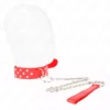 Kink – Collier rivet anneau avec ceinture 65 cm rouge ajustable 36-50 cm x 3,8 cm – BDSM & fétichisme