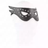 Kink – Masque sexy en cuirette modèle 2 27 x 13 cm – BDSM & fétichisme