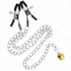 Kink – Pinces à metelier chaîne avec cloche 30 cm – BDSM & fétichisme