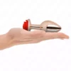 Kink – Plug anal or rose avec rose rouge – BDSM & fétichisme