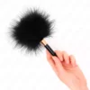 Kink – Plumes chacoules en métal doré noir 18 cm – BDSM & fétichisme