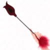Kink – Plumes de chacouilles avec palette en forme de rose 8 cm – BDSM & fétichisme