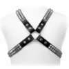 Leather Body – Harnais clous pyramidaux – Lingerie sexy