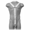 Leather Body – Harnais cuir homme blanc – Lingerie homme