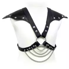Leather Body – Métal et épaules – Lingerie homme