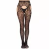 Leg Avenue – 1967 collants résille bloom noirs – Lingerie sexy