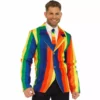 Leg Avenue – Blazer + cravate arc-en-ciel – Déguisements sexy