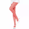 Leg Avenue – Collants rayures blanc/rouge – Déguisements sexy
