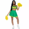 Leg Avenue – Costume pom-pom girls vert – Déguisements sexy