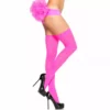 Leg Avenue – Cuisses nylon rose fluo – Lingerie sexy