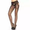 Leg Avenue – Culotte en élégante filet brodé noir – Lingerie sexy