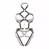 Leg Avenue – Kink - harnais anneau coeur teddy taille l - noir – vue 3 Leg Avenue – Kink - harnais anneau coeur teddy taille l - noir – vue 3 – Lingerie sexy
