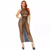 Leg Avenue – Robe sans dos double filet lisse – Lingerie sexy