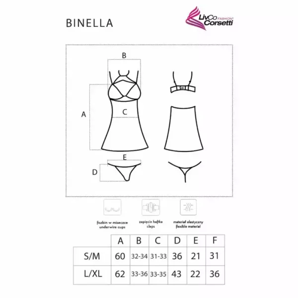 Livco Corsetti Fashion – Ensemble binella babydoll + thong noir – vue 5 Livco Corsetti Fashion – Ensemble binella babydoll + thong noir – vue 5 – Lingerie sexy