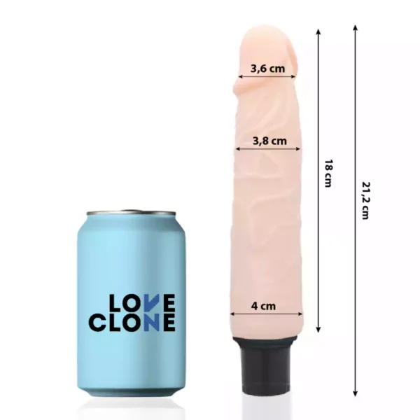 Loveclone – Vibrateur autolubrifiant finn 21.2 cm -o- 3.8 cm – vue 2 Loveclone – Vibrateur autolubrifiant finn 21.2 cm -o- 3.8 cm – vue 2 – Sextoys