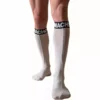 Macho Underwear – Chaussettes fines taille unique blanche – Lingerie homme
