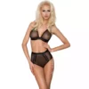 Me-Seduce – Gloria set noir – Lingerie sexy