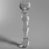 Nebula Series By Ibiza – Modèle 21 gode en verre borosilicate 20.5 cm -o- 3.5 cm – Sextoys