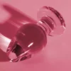 Nebula Series By Ibiza – Plug anal modèle 3 verre borosilicate rose 11 cm -o- 5 cm – Sextoys