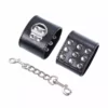 Ohmama – Retenues-poignets snap fasten métal – BDSM & fétichisme