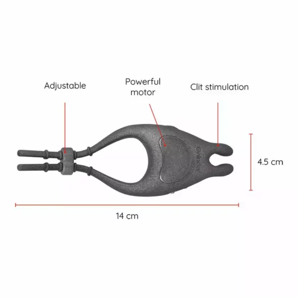 Oninder – Anneau vibrateur réglable rechargeable pampa avec stimulateur de clitoris 10 vitesses - application gratuite – vue 4 Oninder – Anneau vibrateur réglable rechargeable pampa avec stimulateur de clitoris 10 vitesses - application gratuite – vue 4 – Sextoys