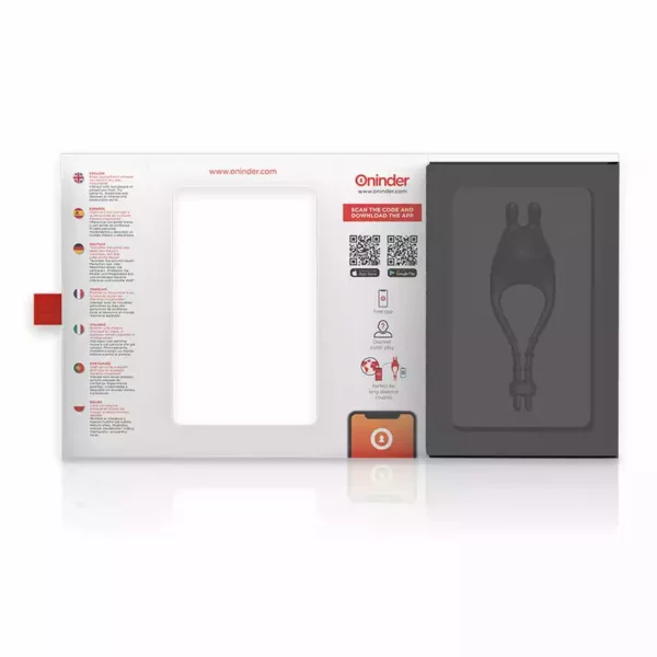Oninder – Anneau vibrateur réglable rechargeable pampa avec stimulateur de clitoris 10 vitesses - application gratuite – vue 6 Oninder – Anneau vibrateur réglable rechargeable pampa avec stimulateur de clitoris 10 vitesses - application gratuite – vue 6 – Sextoys