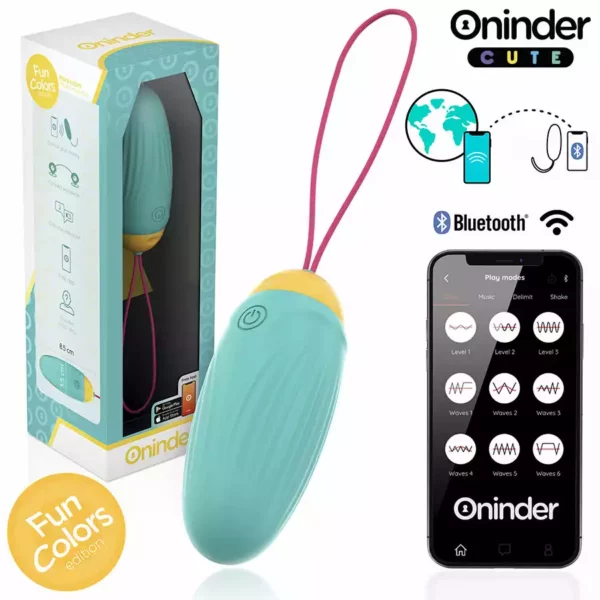 Oninder Cute – Œuf vibrant love pleasure - pierres en silicone rotatives - application mondiale gratuite – vue 3 Oninder Cute – Œuf vibrant love pleasure - pierres en silicone rotatives - application mondiale gratuite – vue 3 – Sextoys
