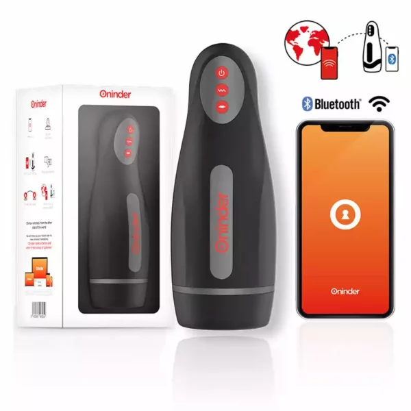 Oninder – Masturbateur rechargeable pour homme seoul 10 vitesses - application gratuite – Sextoys
