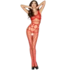 Passion – Femme bs032 bodystocking rouge – Lingerie sexy