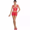 Passion – Femme bs090 bodystocking rouge – Lingerie sexy