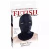 Pipedreams – Capuche avec fermeture éclair noire – BDSM & fétichisme