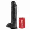 Pipedreams – Gode noir avec boules 28 cm – Sextoys