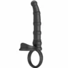 Pretty Love – Anneau pénis vibrant tatum avec plug 10 vibrations noir – Sextoys