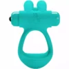 Pretty Love – Anneau vibrateur lapin vert dante – vue 2 – Sextoys