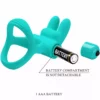 Pretty Love – Anneau vibrateur lapin vert dante – vue 6 – Sextoys