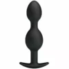 Pretty Love – Balles anal en silicone 12.5 cm noires – Sextoys