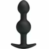 Pretty Love – Balles anal en silicone spéciale stimulation 10.3 cm noires – Sextoys