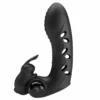 Pretty Love – Couvercle de doigt vibrateur lapin noir vance – Sextoys